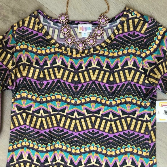 NWT LuLaRoe Julia Pullover Dress Size Medium - Picture 4 of 14